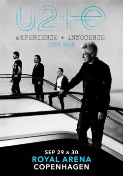 U2 Experience + Innocence 2018 Tour Royal Arena Copenhagen Poster Print