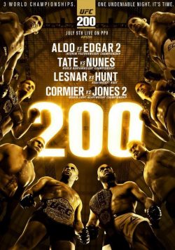 UFC 200 Amanda Nunes vs. Miesha Tate Poster