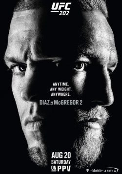 UFC 202 Conor McGregor vs. Nate Diaz II Poster