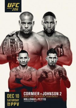 UFC 206 Daniel Cormier vs. Anthony Johnson Poster Print