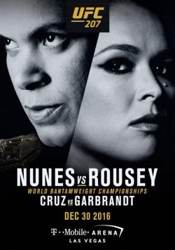 UFC 207 Amanda Nunes vs. Ronda Rousey Poster Print