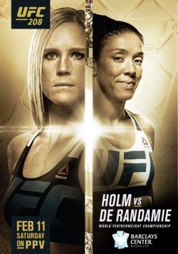UFC 208 Holly Holm vs Germaine de Randamie Poster Print