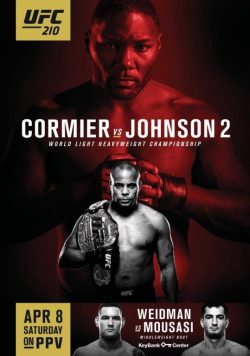 UFC 210 Daniel Cormier vs Anthony Johnson 2 Poster