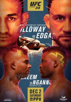 UFC 218 Max Holloway vs Edgar Poster Print