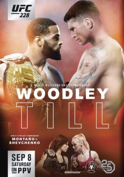 UFC 228 Tyron Woodley vs Darren Till Poster Print