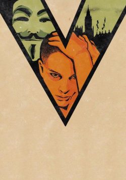 V FOR VENDETTA Movie Poster Print