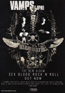 VAMPS Sex Blood Rock n Roll Poster Print