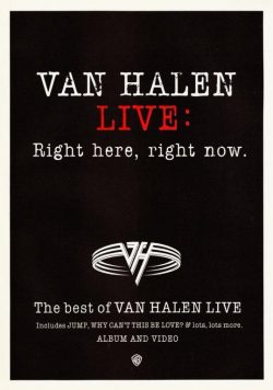 VAN HLAEN Live: Right Here, Right Now Poster Print