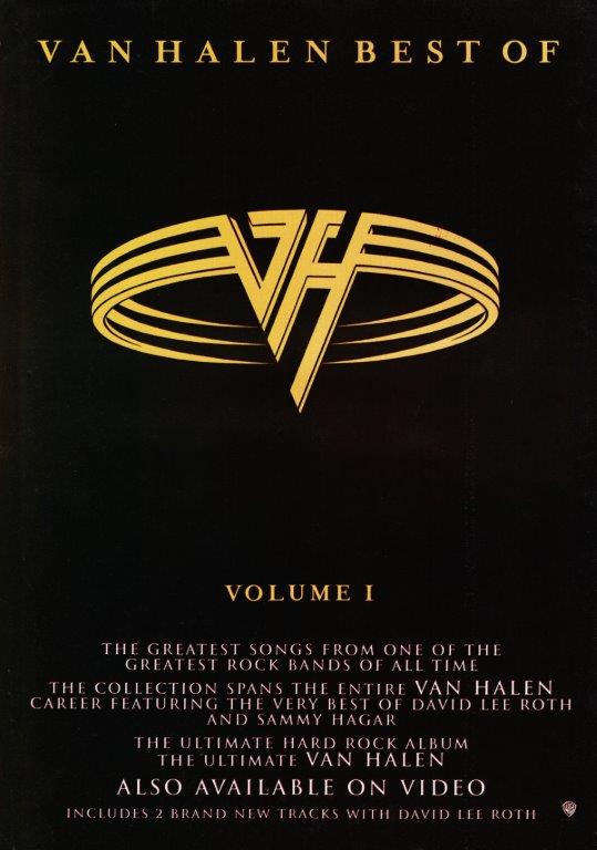 VAN HALEN Best Of Volume 1 Poster Print - prints4u