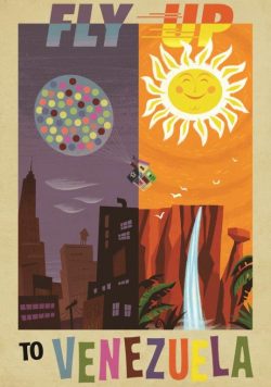 VENEZUELA Vintage Travel Poster Print