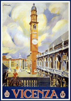 VENICE Vintage Travel Poster