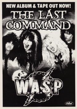 W.A.S.P. The Last Command Poster Print