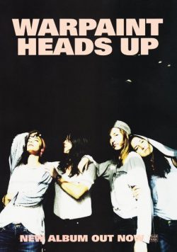 WARPAINT Heads Up Poster Print