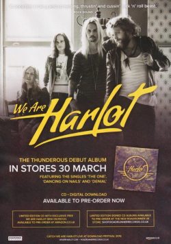 WE ARE HARLOT Danny Worsnop Poster Print