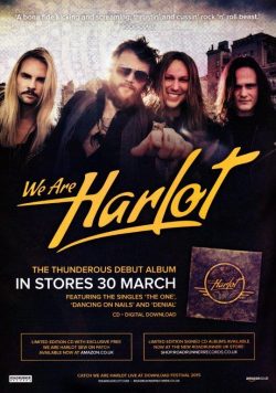 WE ARE HARLOT Dancing On Nails Poster Print