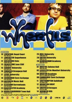 WHEATUS Teenage Dirtbag 2000 UK Tour Poster Print