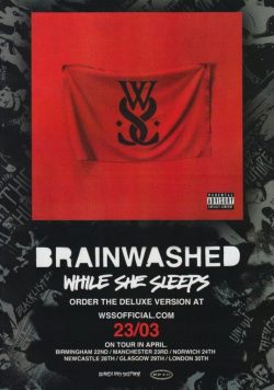 WHILE SHE SLEEPS - CANCER BATS 2015 UK Tour Poster Print