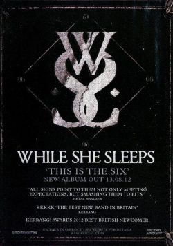 WHILE SHE SLEEPS This Is The Six Poster Print