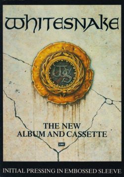 WHITESNAKE Here I Go Again Poster Print