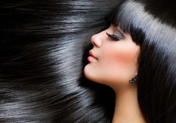 BLACK HAIR ART Poster Print