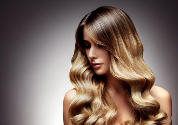 WAVY BLONDE/BROWN Poster Print
