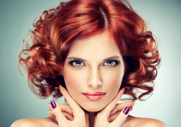 REDHEAD CURLS Poster Print
