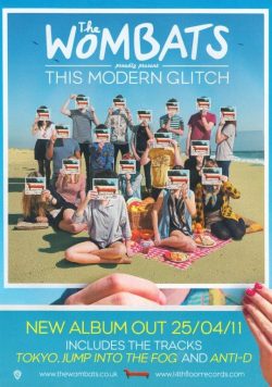 THE WOMBATS The Modern Glitch Poster