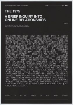 THE 1975 A Brief Inquiry into Online Relationships Poster