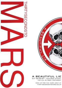 30 SECONDS TO MARS A Beautiful Lie Poster