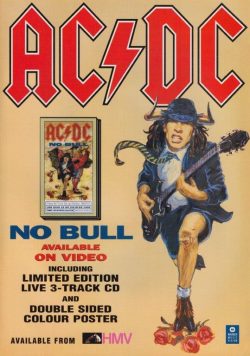 AC/DC No Bull Poster Print
