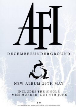 AFI Decemberunderground Poster Print