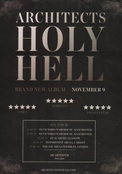 ARCHITECTS Holy Hell 2018 2019 Tour Poster