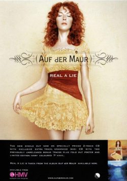 AUF DER MAUR Real A Lie Poster Print