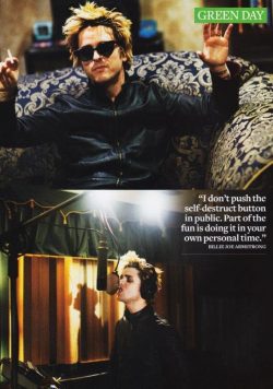 BILLIE JOE ARMSTRONG Green Day Poster Print