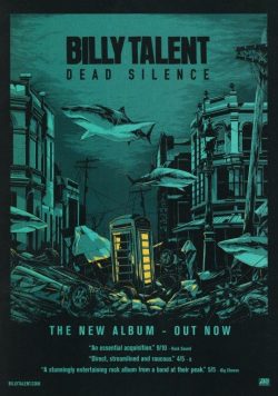 BILLY TALENT Dead Silence Poster Print