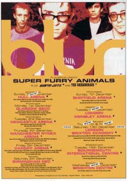 BLUR The Great Escape 1997 UK Tour Poster
