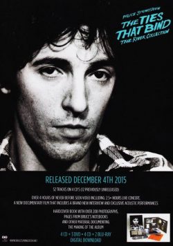 BRUCE SPRINGSTEEN The Ties That Bind The River Collection Poster