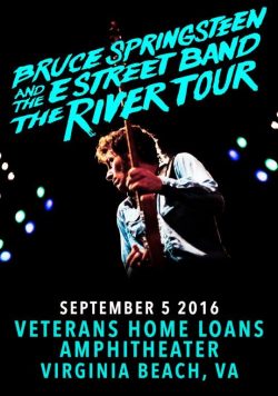 BRUCE SPRINGSTEEN Virginia Beach - September 5 2016 Poster