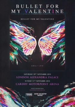 BULLET FOR MY VALENTINE Gravity Tour 2018 Poster Print