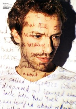 CHRIS MARTIN Coldplay Poster Print