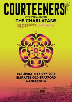 THE COURTEENERS Manchester Emirates Old Trafford 27th May 2017 Poster