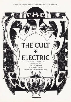 THE CULT Electric Poster Print