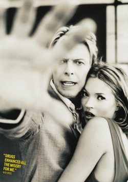 DAVID BOWIE Kate Moss Poster