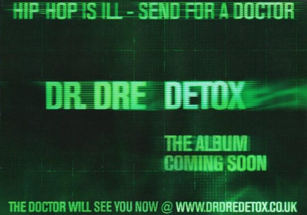 DR DRE Detox Poster Print