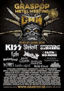 GRASPOP METAL MEETING 2015 Slipknot Poster Print