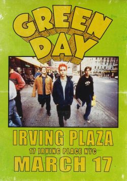 GREEN DAY House Of Blues Tour Poster