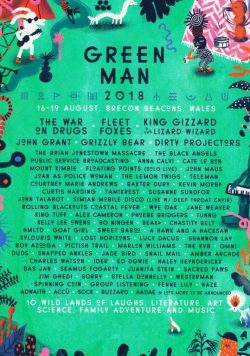 GREEN MAN FESTIVAL 2018 The War on Drugs Fleet Foxes Poster