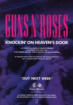 GUNS N ROSES Knockin? On Heaven?s Door Poster Print