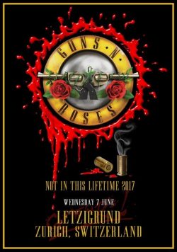 GUNS N ROSES Letzigrund Zürich - June 7 2017 Poster Print