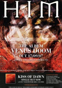 HIM Venus Doom Poster Print
